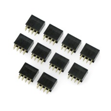 Shear socket 2x4 pins 2.54mm - 10 pcs