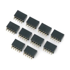 Shear socket Goldpin 2x5 pins 2.54mm - 10pcs
