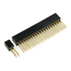 Set of female connectors for Raspberry Pi 4B and PoE HAT - 2x20 and 2x2 raster 2.54mm