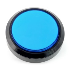 Mygtukas 10cm - mėlynas - plokščias