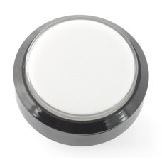 Push Button 6cm - white - flat