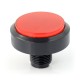 Push Button 6cm - red - flat