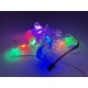 NeoPixel Star Shape Pixel Strand - 20x 5050 RGB LED strip in the shape of stars - digital, addressable - 5V - Adafruit 5982