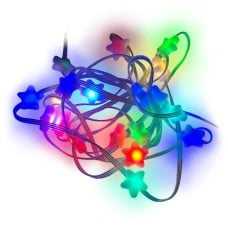 NeoPixel Star Shape Pixel Strand - 20x 5050 RGB LED strip in the shape of stars - digital, addressable - 5V - Adafruit 5982