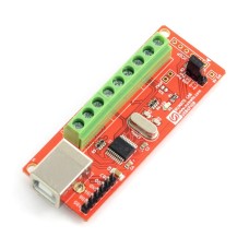 8 kanalų USB GPIO modulis su analoginiais įėjimais