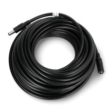 DC extension cable 5.5/2.1mm - male-female - 10m - black - Goobay 71400