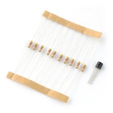 DS18B20 temperature sensor + 4.7kΩ resistors