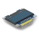 OLED ekranas 1.3 colio 128x64 pikselių SPI - SH1106 - baltas