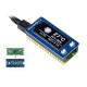 OLED display 1.3'' 64x128px, SPI/I2C, black/white, for Raspberry Pi Pico, Waveshare 19376