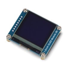 OLED display 1.5'' 128x128 px - SPI/I2C - white and black - Waveshare 25093