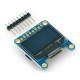 Vienspalvis grafinis OLED ekranas 0.96" 128x64 px, I2C / SPI, Adafruit 326