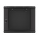 Hanging installation rack cabinet - 19'' 9U 600x450mm - black - Lanberg WF01-6409-10B