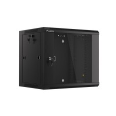 Hanging rack installation cabinet - 19'' 9U 570x450mm - black - Lanberg WFFA-5409-10B