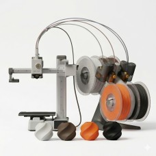 Package - Bambu Lab A1 Mini Combo 3D Printer + 4x PLA Filament