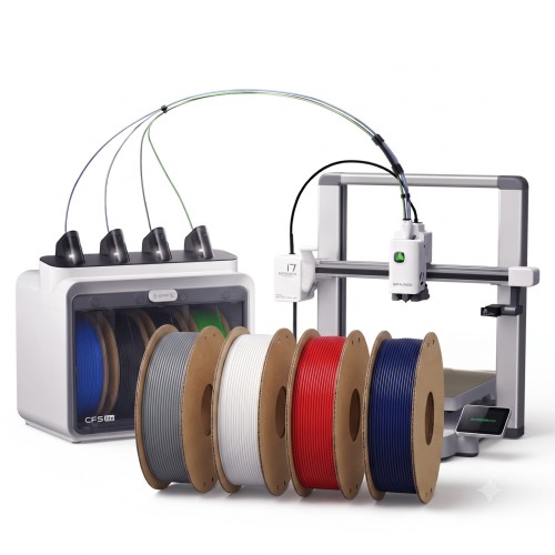 Pakuotė - 3D spausdintuvas - Creality SparkX i7 Combo + 4 PLA filamentai Pakuotė - 3D spausdintuvas - Creality SparkX i7 Combo + 4 PLA filamentai