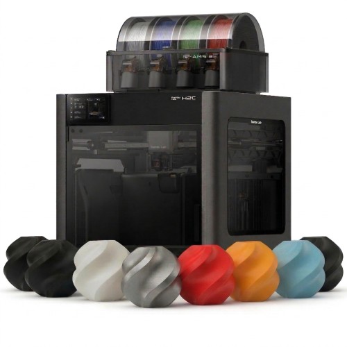 Pakuotė – Bambu Lab H2C AMS Combo 3D spausdintuvas + 8 PLA ir PETG gijos Pakuotė – Bambu Lab H2C AMS Combo 3D spausdintuvas + 8 PLA ir PETG gijos