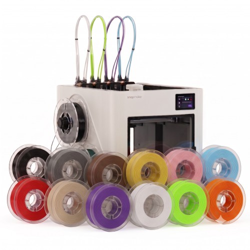 Package - SnapMaker U1 3D Printer + PLA Filaments - 12 Colors Package - SnapMaker U1 3D Printer + PLA Filaments - 12 Colors