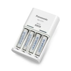 Panasonic charger BQ-CC51E - AA, AAA 2-4 pcs, + 4 Eneloop AAA 750mAh batteries