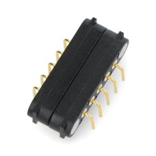 DIY magnetinė jungtis - dešinės pusės kampiniai penki kontaktiniai kaiščiai - Adafruit 5359