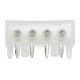 4-pin angled printing plug, raster 5.08mm