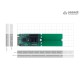 PCIe 3.0x2 M.2 NGFF raktas B į SATA 3.0 6Gb/s konverteris - 2 prievadai - JMB585 - skirtas Odyssey-X86J4105 - Seeedstudio 103990565