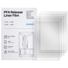 PFA foil for Elegoo Saturn 3D printers - 273x176mm - 5pcs.