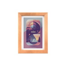 PhotoPainter - e-paper display - 7.3'' 800x480px - ACeP - 7-color - with a solid wood frame - Waveshare 24708