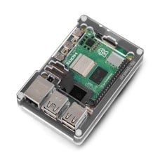 Pibow Coupe 5 - dėklas Raspberry Pi 5 - Ninja - PiMoroni PIM677