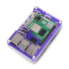 Pibow Coupe 5 – Raspberry Pi 5 dėklas – Royale – PiMoroni PIM679