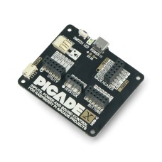 Picade X HAT USB-C, žaidimų konsolė, skirta Raspberry Pi, Pimoroni PIM462