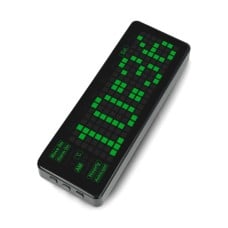 Pico-Clock-Green, modulis su skaitmeniniu LED elektroniniu laikrodžiu, priedėlis skirtas Raspberry Pi Pico, Waveshare 19695