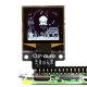 PiMoroni Mono OLED, grafinis nespalvotas ekranas 1.12" 128x128px, I2C