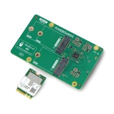 Pinebaords HatDrive! AI - NVMe 2230.2242 adapter with Coral Edge TPU for Raspberry Pi 5