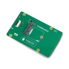 Pineboards Hat AI! - perdanga, skirta integruoti Google Coral Edge TPU M.2 E-key su Raspberry Pi 5
