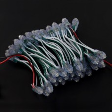 Pixel grandinė - 50x LED 5mm žalia 