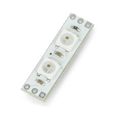 Module Pixel x2 with addressed diodes LED RGB WS2812B 5050 - 28mm