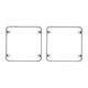 Plastic Frame - plastic frame for prototyping M5Stack modules - gray - 2 pcs - M5Stack A119