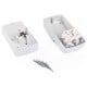 Plastic housing for power supply Kradex Z120J - 129x65x75mm light