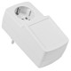 Plastic housing for power supply Kradex Z120J - 129x65x75mm light