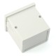 Plastic housing Mast KM-62 + PG ABS - 72x72x55mm light gray 