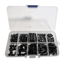 Set of screws, nuts and plastic spacers - 180pcs