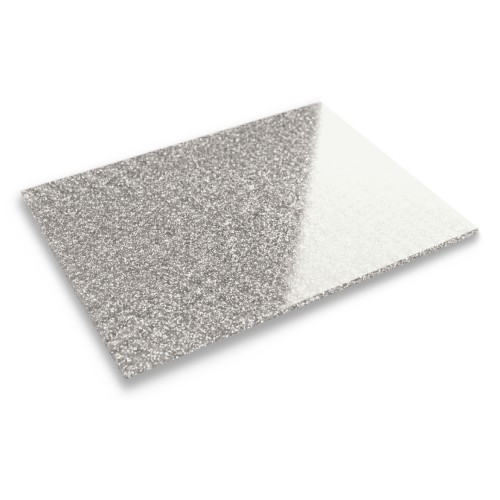 PMMA akrilo lakštas - 3 mm - 400 x 600 mm - blizgučiai sidabriniai - 1 vnt. PMMA akrilo lakštas - 3 mm - 400 x 600 mm - blizgučiai sidabriniai - 1 vnt.