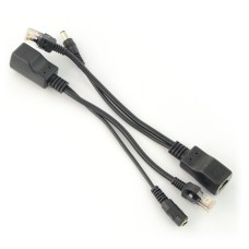 PoE adapter - power supply via LAN - RJ45 to DC connector - 2 pcs