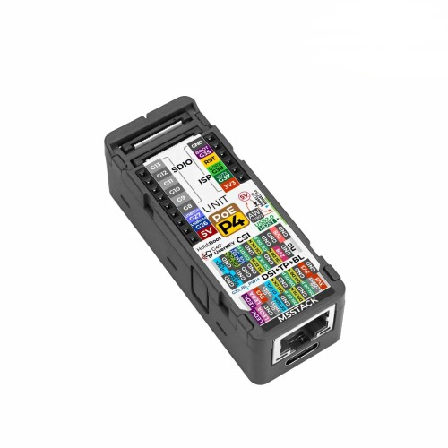 PoE-P4 įrenginys – Ethernet PoE valdiklis su ESP32-P4 ir MIPI CSI/DSI – M5Stack U213 PoE-P4 įrenginys – Ethernet PoE valdiklis su ESP32-P4 ir MIPI CSI/DSI – M5Stack U213