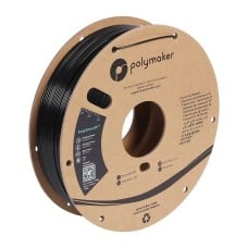 Plastikas Polymaker PolySmooth PVB - 1.75mm - 0.75kg - Juodas