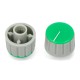 Potentiometer knob GS18 gray-green - 6/18mm - x5
