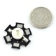 Power LED Star 1W - yellow with heat sink
