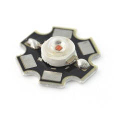 Power LED Star 3W LED - green with a heat sink