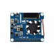 Power over Ethernet HAT (B), 802.3af PoE and network overlay, for Raspberry Pi 3B+/4B, Waveshare 18014