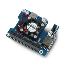 Power Over Ethernet HAT (F) – PoE maitinimas ir 802.3af/at tinklo perdanga – skirta Raspberry Pi 5 – Waveshare 26399